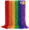 12PCS Pride Accessories, Pride LGBTQ Beads Necklace Stuff, Metallic 6 Kinds of Rainbow Necklace Bulk, Gay Lesbian LGBT Costumes Decorations for Pride Month Parade Throws Party Favors
